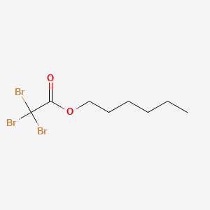 molecular formula C8H13Br3O2 B13955438 Hexyl tribromoacetate CAS No. 59956-64-8