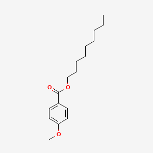 molecular formula C17H26O3 B13955542 p-Anisic acid, nonyl ester CAS No. 55469-25-5