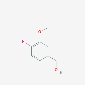 molecular formula C9H11FO2 B1395560 3-Ethoxy-4-fluorobenzyl alcohol CAS No. 1000207-64-6