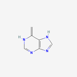 molecular formula C6H6N4 B13955635 6-Methylidene-6,7-dihydro-1H-purine CAS No. 208994-81-4