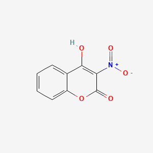 molecular formula C9H5NO5 B1395564 4-Hydroxy-3-nitrocoumarin CAS No. 20261-31-8