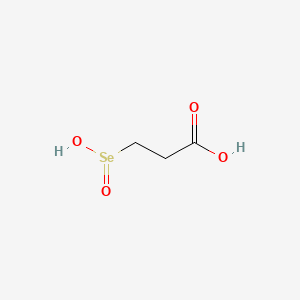 molecular formula C3H6O4Se B13955692 Propionic acid, 3-selenino- CAS No. 55509-78-9