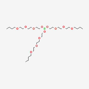 molecular formula C30H63BO12 B13955707 Tris{2-[2-(2-butoxyethoxy)ethoxy]ethyl} borate CAS No. 59719-94-7