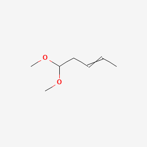 molecular formula C7H14O2 B13955721 5,5-Dimethoxypent-2-ene CAS No. 57716-77-5