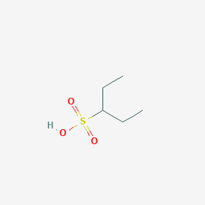 molecular formula C5H12O3S B13955732 3-Pentanesulfonic acid CAS No. 51650-30-7