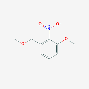 molecular formula C9H11NO4 B13955771 1-Methoxy-3-(methoxymethyl)-2-nitrobenzene CAS No. 538316-04-0