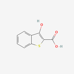 molecular formula C9H6O3S B1395578 3-Hydroxy-1-benzothiophene-2-carboxylic acid CAS No. 191031-07-9