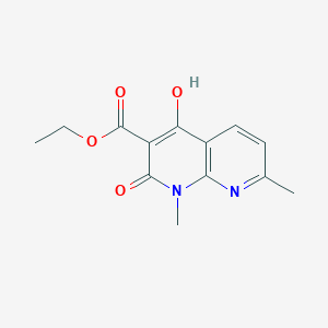 Ethyl 4-hydroxy-1,7-dimethyl-2-oxo-1,2-dihydro-1,8-naphthyridine-3-carboxylate