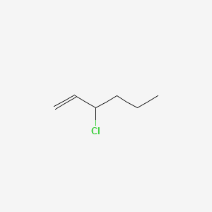 molecular formula C6H11Cl B13955951 1-Hexene, 3-chloro- CAS No. 53101-38-5
