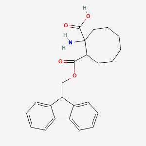molecular formula C24H27NO4 B13955954 Fmoc-1-amino-1-cyclooctanecarboxylic-acid 