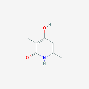 molecular formula C7H9NO2 B1395598 4-羟基-3,6-二甲基吡啶-2(1H)-酮 CAS No. 4664-13-5