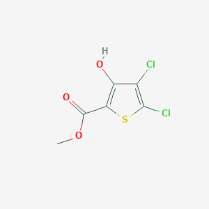 molecular formula C6H4Cl2O3S B1395601 4,5-二氯-3-羟基噻吩-2-甲酸甲酯 CAS No. 96232-70-1