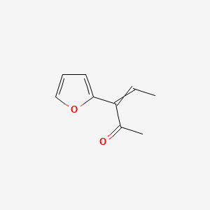 molecular formula C9H10O2 B13956012 3-(2-Furanyl)-3-penten-2-one CAS No. 56335-77-4