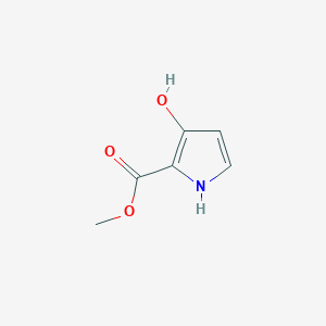 molecular formula C6H7NO3 B1395604 3-羟基-1H-吡咯-2-羧酸甲酯 CAS No. 79068-31-8