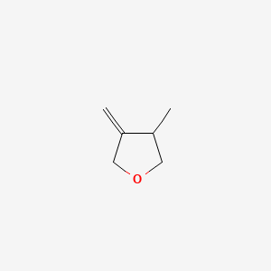 molecular formula C6H10O B13956057 Furan, tetrahydro-3-methyl-4-methylene- CAS No. 61142-01-6