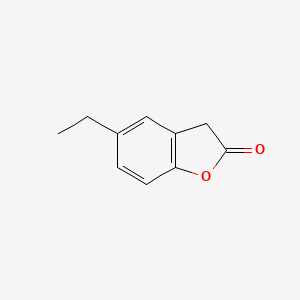 molecular formula C10H10O2 B13956065 5-Ethylbenzofuran-2(3H)-one 