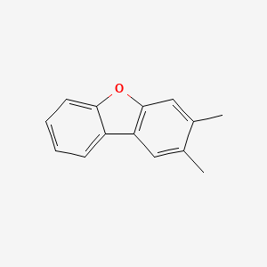 molecular formula C14H12O B13956066 2,3-Dimethyldibenzofuran CAS No. 17058-07-0
