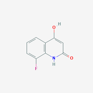 molecular formula C9H6FNO2 B1395610 8-fluoro-4-hydroxyquinolin-2(1H)-one CAS No. 500769-35-7