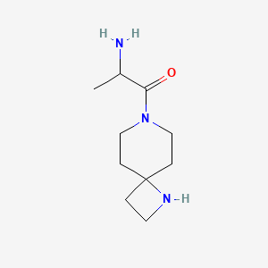 molecular formula C10H19N3O B13956101 2-Amino-1-(1,7-diazaspiro[3.5]nonan-7-yl)propan-1-one 