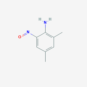 molecular formula C8H10N2O B13956135 2,4-Dimethyl-6-nitrosoaniline CAS No. 58149-37-4