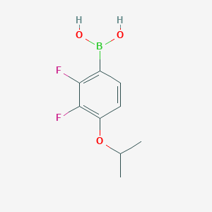 molecular formula C9H11BF2O3 B1395621 (2,3-Difluoro-4-isopropoxyphenyl)boronic acid CAS No. 1154762-01-2
