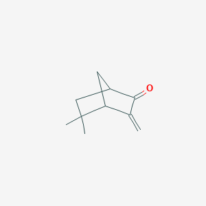 molecular formula C10H14O B13956228 Bicyclo[2.2.1]heptan-2-one, 5,5-dimethyl-3-methylene-(9CI) CAS No. 499126-76-0