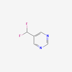molecular formula C5H4F2N2 B1395624 5-(Difluoromethyl)pyrimidine CAS No. 1310684-94-6