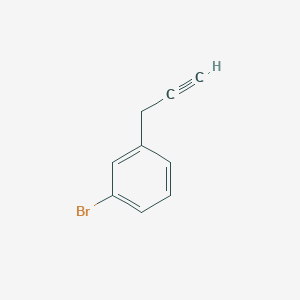 molecular formula C9H7B B1395637 1-Bromo-3-(prop-2-YN-1-YL)benzene CAS No. 859211-30-6