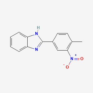 molecular formula C14H11N3O2 B13956449 2-(4-methyl-3-nitro-phenyl)-1H-benzimidazole 