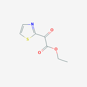 molecular formula C7H7NO3S B1395646 Ethyl 2-oxo-2-(thiazol-2-yl)acetate CAS No. 33656-63-2