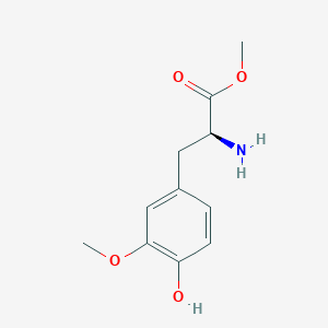 molecular formula C11H15NO4 B139565 3-O-Methyl-L-DOPA Methyl Ester CAS No. 78148-37-5