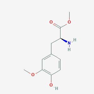 molecular formula C11H15NO4 B139565 Methyl 3-methoxy-L-tyrosinate CAS No. 78148-37-5