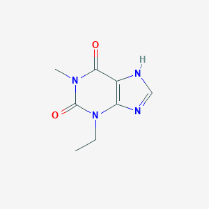 molecular formula C8H10N4O2 B139567 3-Ethyl-1-methyl-3,7-dihydro-1H-purine-2,6-dione CAS No. 125573-05-9