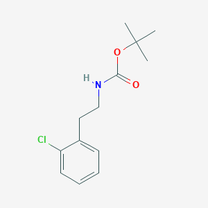 molecular formula C13H18ClNO2 B13956737 tert-Butyl [2-(2-chlorophenyl)ethyl]carbamate 