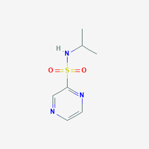molecular formula C7H11N3O2S B13956747 N-isopropylpyrazine-2-sulfonamide 