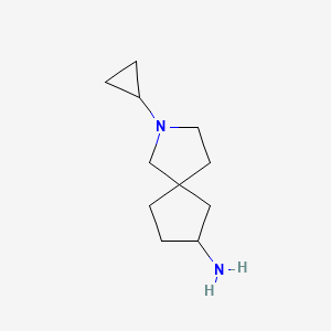 molecular formula C11H20N2 B13956749 2-Cyclopropyl-2-azaspiro[4.4]nonan-7-amine 