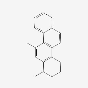 molecular formula C20H20 B13956765 1,11-Dimethyl-1,2,3,4-tetrahydrochrysene CAS No. 52171-94-5
