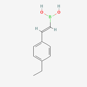 molecular formula C10H13BO2 B13956773 trans-2-(4-Ethylphenyl)vinylboronic acid CAS No. 352525-96-3