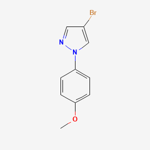 B1395678 4-bromo-1-(4-methoxyphenyl)-1H-pyrazole CAS No. 1215007-02-5