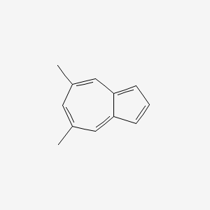 molecular formula C12H12 B13956791 Azulene, 5,7-dimethyl- CAS No. 56594-76-4