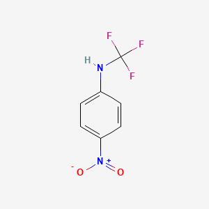 molecular formula C7H5F3N2O2 B13956806 4-nitro-N-(trifluoromethyl)aniline 