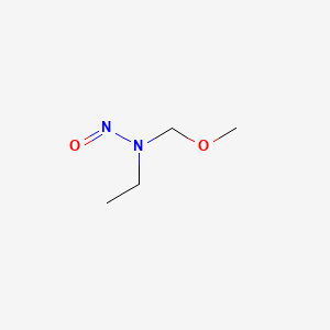 molecular formula C4H10N2O2 B13956809 Ethylamine, N-(methoxymethyl)-N-nitroso- CAS No. 61738-04-3