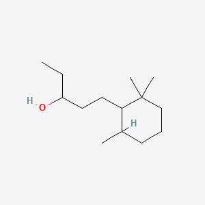 molecular formula C14H28O B13956813 alpha-Ethyl-2,2,6-trimethylcyclohexanepropanol CAS No. 60241-52-3