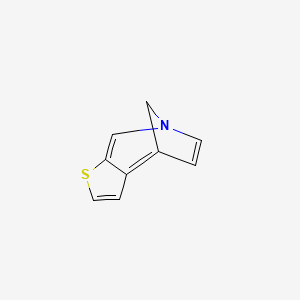 molecular formula C9H7NS B13956816 4,7-Methano-7H-thieno[2,3-C]azepine CAS No. 484032-36-2