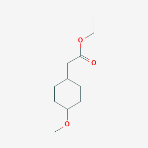 molecular formula C11H20O3 B13956836 (4-Methoxy-cyclohexyl)acetic acid ethyl ester 