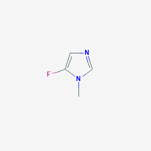 molecular formula C4H5FN2 B13956841 5-Fluoro-1-methyl-1H-imidazole CAS No. 66787-68-6