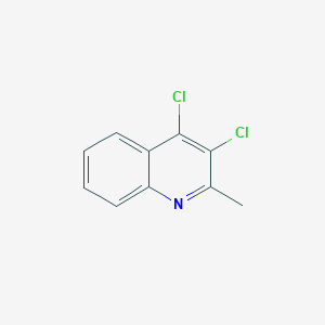molecular formula C10H7Cl2N B13956872 3,4-Dichloro-2-methylquinoline CAS No. 63010-75-3