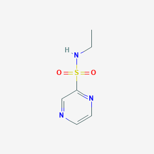 molecular formula C6H9N3O2S B13956937 N-ethylpyrazine-2-sulfonamide 