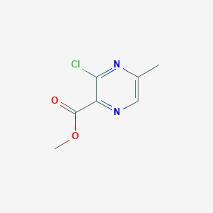 molecular formula C7H7ClN2O2 B1395694 Methyl 3-chloro-5-methylpyrazine-2-carboxylate CAS No. 859063-65-3
