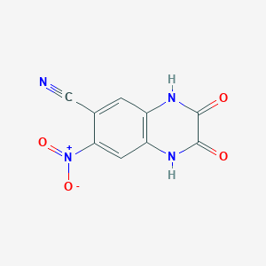 molecular formula C9H4N4O4 B013957 6-Cyano-7-nitroquinoxaline-2,3-dione CAS No. 115066-14-3